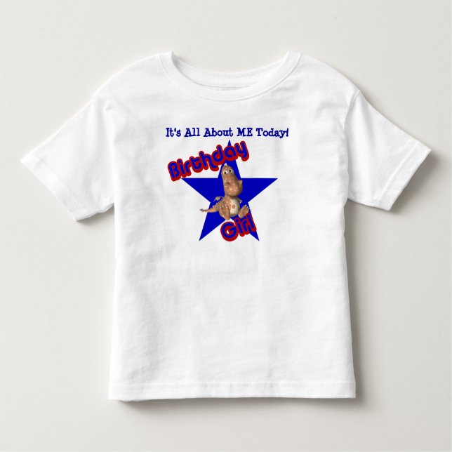 Pour Les Tous Petits Fille Anniversaire Dinosaur Tout sur moi T-shirt (Devant)
