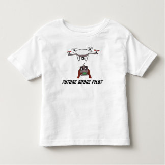 Pour Les Tous Petits Futur T-shirt d'enfant en bas âge de pilote de
