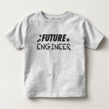 Futur T-shirt d'enfant en bas âge d'ingénieur
