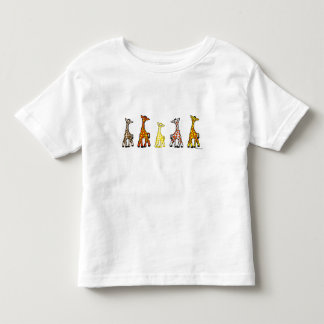 Pour Les Tous Petits Girafes de bébé dans un T-shirt d'enfant en bas