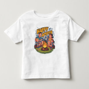 Pour Les Tous Petits Happy Camper Toddler T-shirt (2)