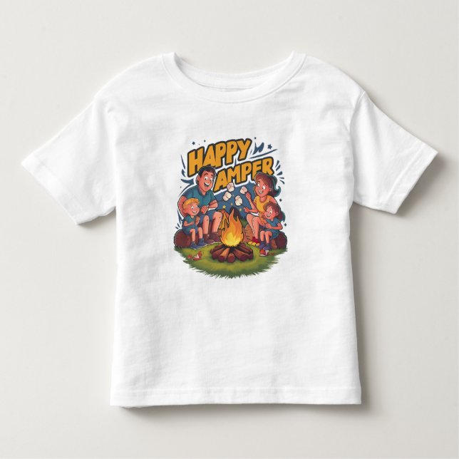Pour Les Tous Petits Happy Camper Toddler T-shirt (2) (Devant)