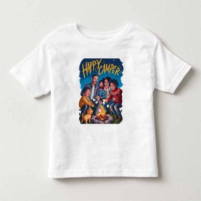 Pour Les Tous Petits Happy Camper Toddler T-shirt (3) (Devant)
