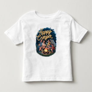 Pour Les Tous Petits Happy Camper Toddler T-shirt (4)
