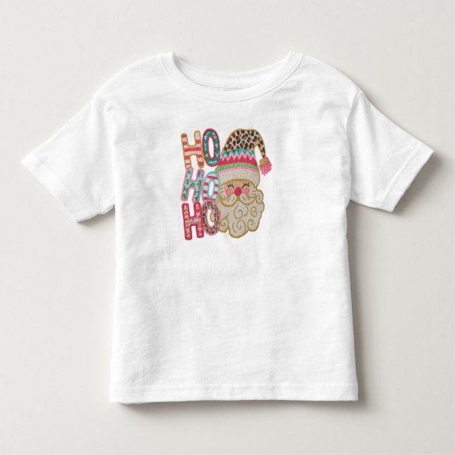 Pour Les Tous Petits HOHOHO MERRY CHRISTMAS T-Shirt (Devant)