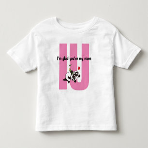 Pour Les Tous Petits I Love You avec son propre message T-shirt
