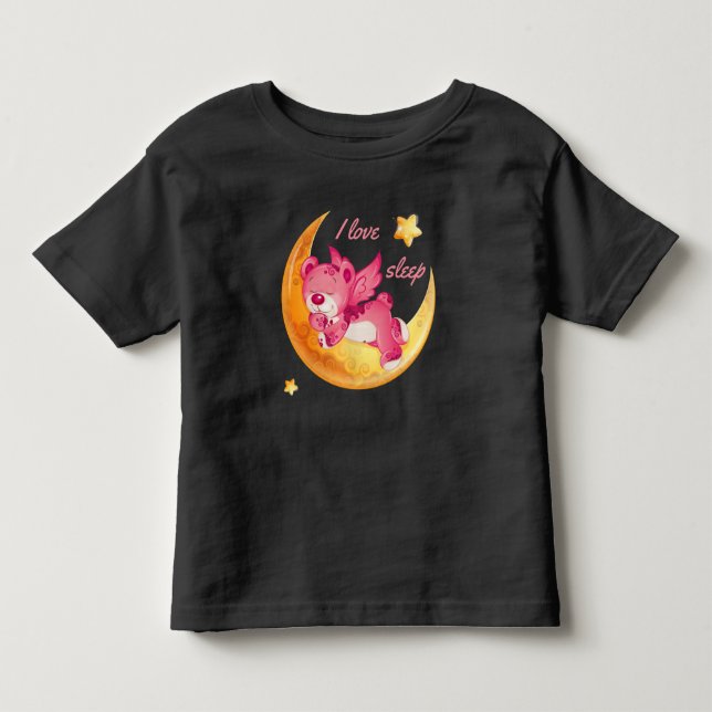 Pour Les Tous Petits J'adore dormir T-shirt (Devant)