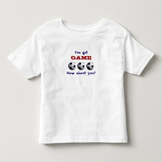 Pour Les Tous Petits J'ai le T-shirt de jeu (Devant)