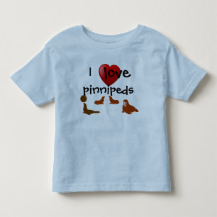Pour Les Tous Petits J'aime le T-shirt de Pinnipeds