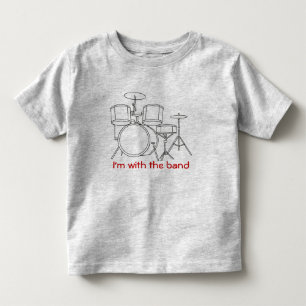 Pour Les Tous Petits Je suis avec le contour de noir de T-shirt de