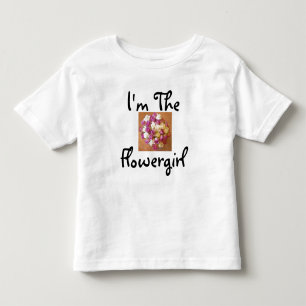 Pour Les Tous Petits Je suis le T-shirt Flowergirl