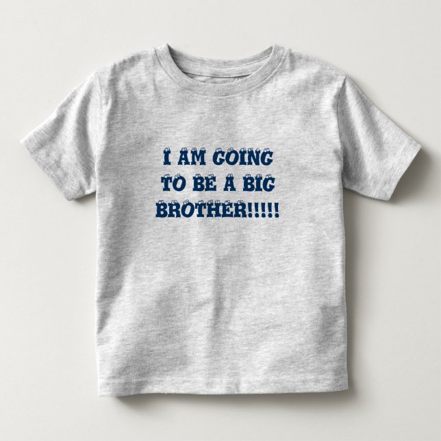 POUR LES TOUS PETITS JE VAIS ÊTRE UN GRAND T-SHIRT FRÈRE (Devant)