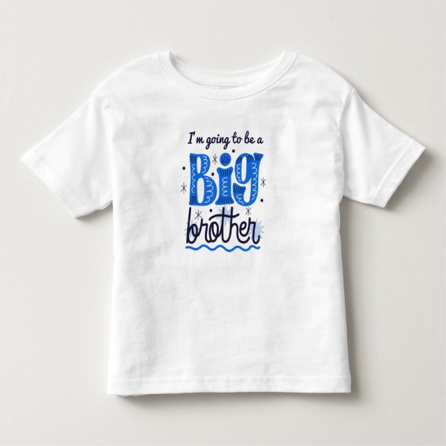 Pour Les Tous Petits Je vais être un T-shirt Big Brother (Devant)