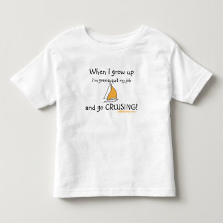 Pour Les Tous Petits Je veux aller T-shirt de croisière