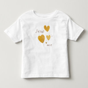 Pour Les Tous Petits Jésus m'aime Toddler T-Shirt moderne