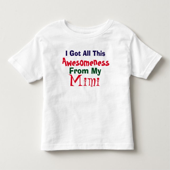 Pour Les Tous Petits J'Obtiens Ma Compréhension De Mon T-shirt Mimi (Devant)