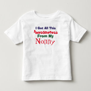 Pour Les Tous Petits J'Obtiens Ma Compréhension De Mon T-shirt Nonny