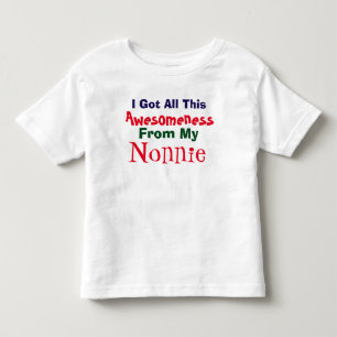 Pour Les Tous Petits J'Obtiens Mon Compréhension De Mon T-shirt Nonnie