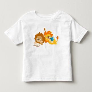 Pour Les Tous Petits Joli Cartoon Lion Lecteurs enfants T-shirt