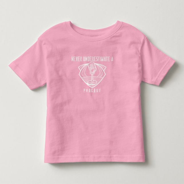 Pour Les Tous Petits Joli T-Shirt Graphique Rose (Devant)