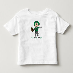 Pour Les Tous Petits Joueur de football en T-shirt vert