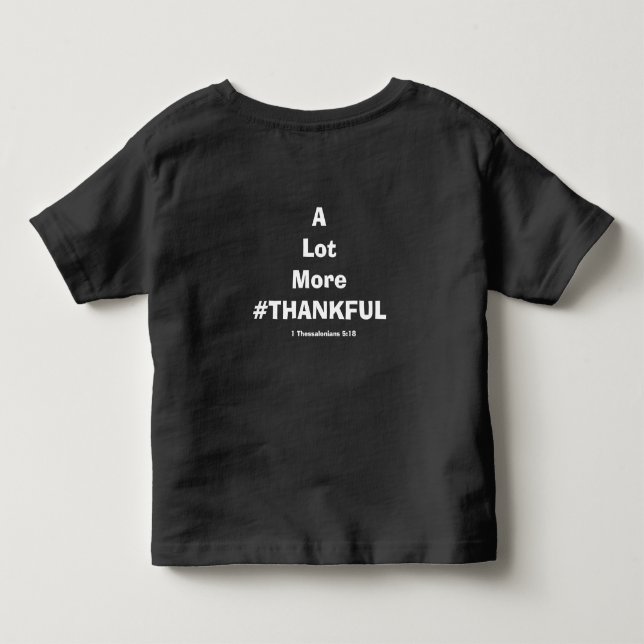 Pour Les Tous Petits Joueurs de T-shirt GCC #Thankful (Dos)