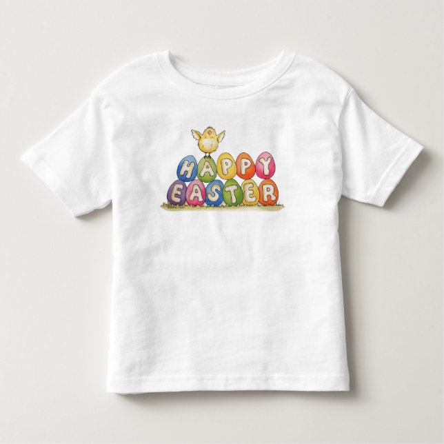 Pour Les Tous Petits Joyeuses Pâques - le T-shirt de l'enfant en bas (Devant)