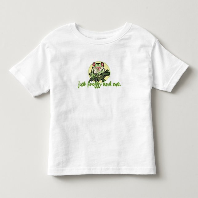 Pour Les Tous Petits Juste Froggy et moi. T-shirt (Devant)