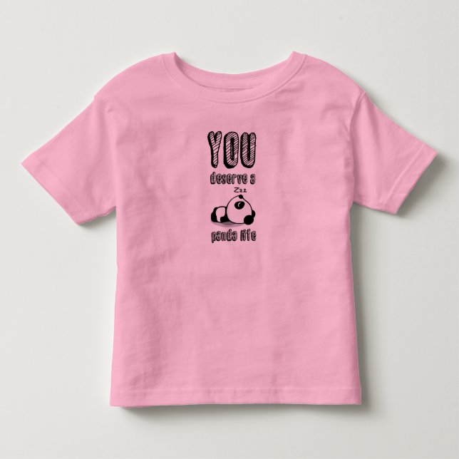 Pour Les Tous Petits La vie de panda - T-shirt (Devant)