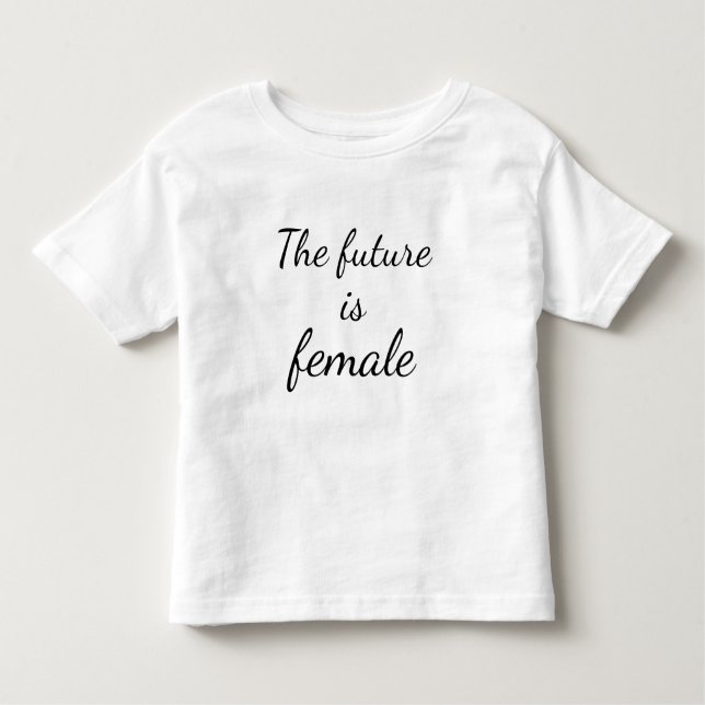 Pour Les Tous Petits L'avenir est T-shirt femelle du Jersey d'enfant en (Devant)