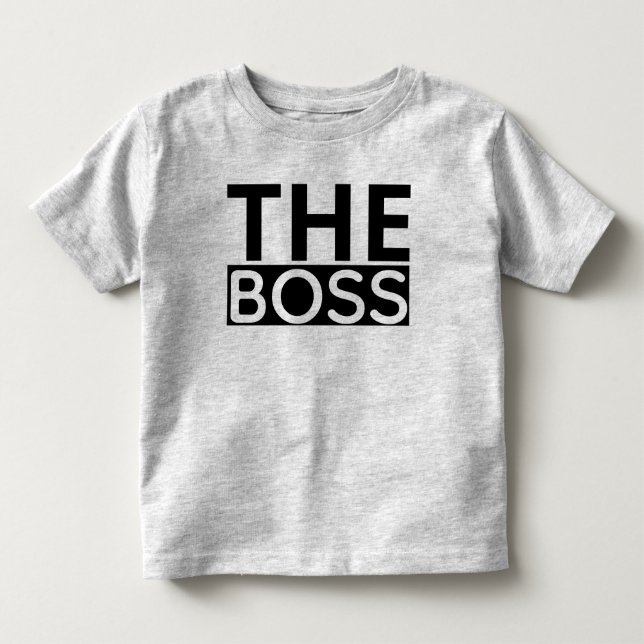 Pour Les Tous Petits Le T-shirt Boss Toddler (Devant)