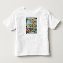 Le T-shirt de l'enfant avec des étagères des