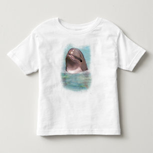 POUR LES TOUS PETITS LE T-SHIRT DE L'ENFANT DE DAUPHIN