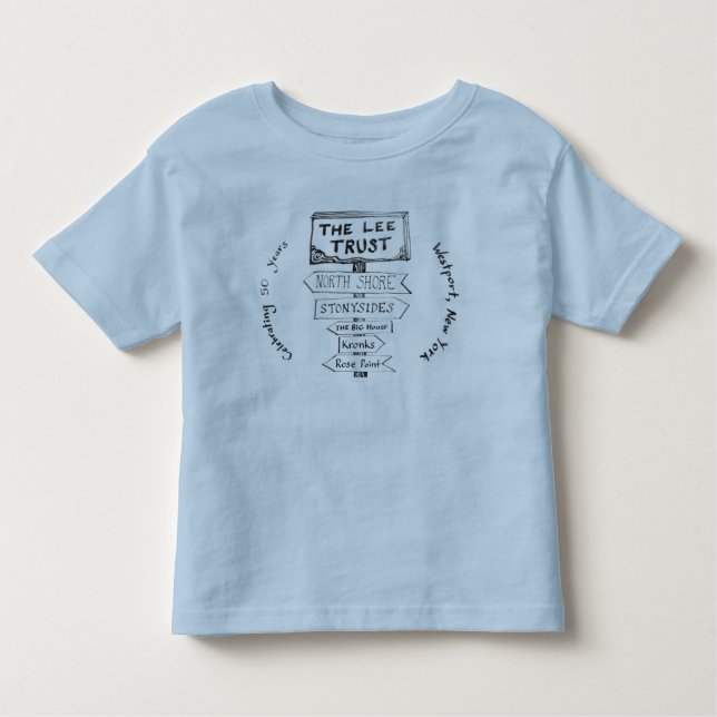 Pour Les Tous Petits Lee Trust 50e anniversaire Toddler T-Shirt (Devant)