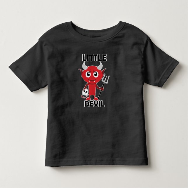 Pour Les Tous Petits Little Devil - T-shirt Jersey fin Toddler (Devant)