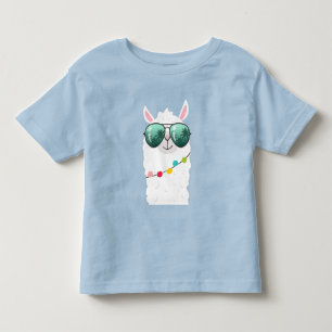 Pour Les Tous Petits Llama Rama fête d'anniversaire T-shirt fille Alpac
