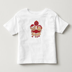 Pour Les Tous Petits Merry Christmas Toddler Fine Jersey T-Shirt
