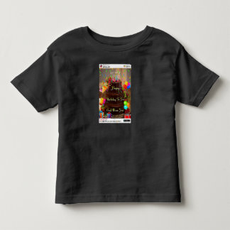 Pour Les Tous Petits Merveilles botaniques : Elégant T-shirt noir & bla
