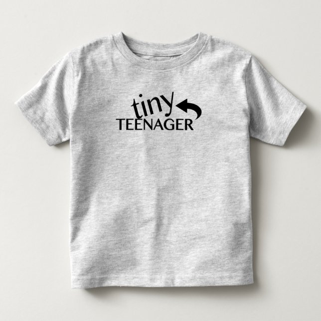 Pour Les Tous Petits Minuscule Adolescent - T-shirt Jersey fin (Devant)
