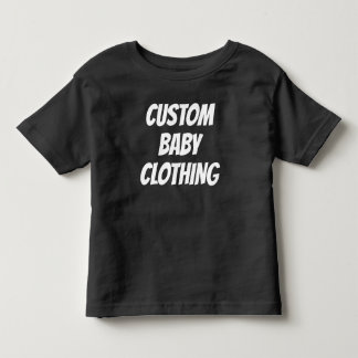 Pour Les Tous Petits Modèle blanc T-shirt Toddler personnalisé