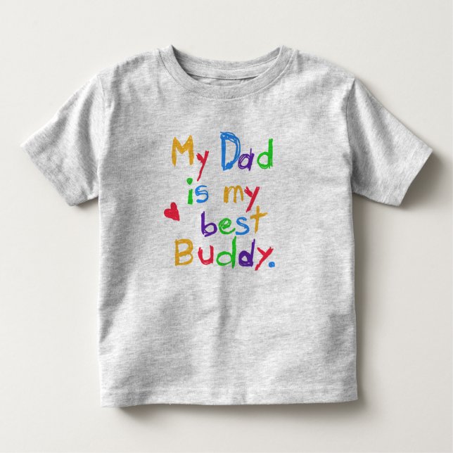 Pour Les Tous Petits Mon papa mon meilleur T-shirt d'ami (Devant)