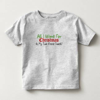 Pour Les Tous Petits Mon T-shirt de Noël de deux dents avant