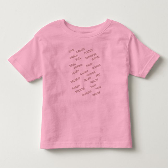 Pour Les Tous Petits Mots Inspirants T-shirt Enfants (Devant)