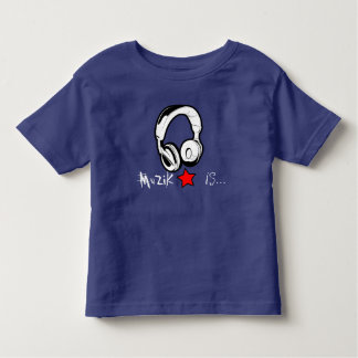 Pour Les Tous Petits MuZiK est… T-shirt d'enfant en bas âge avec