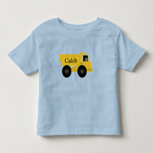 Pour Les Tous Petits Nom Construction Camion Camion Toddler T-shirt