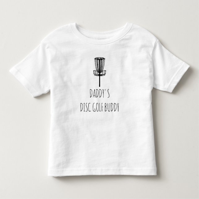 Pour Les Tous Petits Papa Disk Golf Frisbee Buddy T-Shirt (Devant)