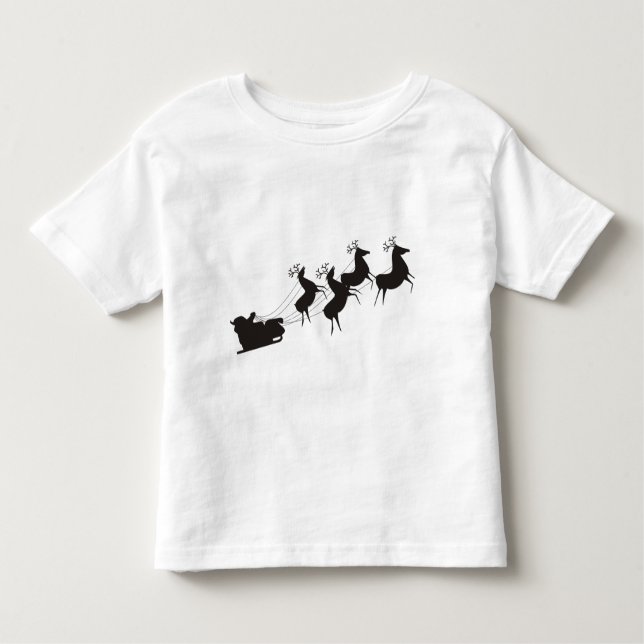 Pour Les Tous Petits Père Noël * T-shirt Reindeer Toddler (Devant)