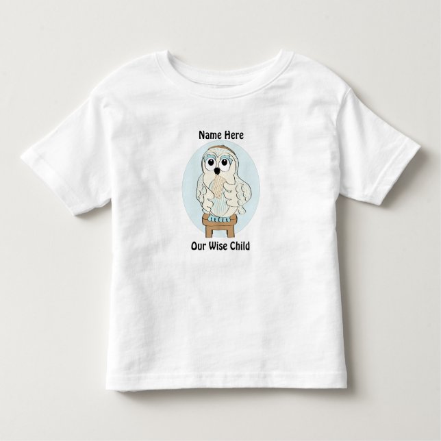 Pour Les Tous Petits Personnaliser T-Shirt de Pessah Toddler "Notre enf (Devant)
