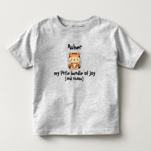 Pour Les Tous Petits Petit paquet de Joy Jouer Tiger Toddler T-Shirt