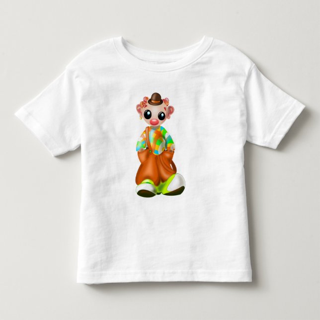 Pour Les Tous Petits Petit T-Shirt Bébé Clown (Devant)